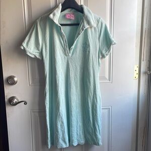 Forever 21 & Juicy Couture Ice Blue Polo Dress.